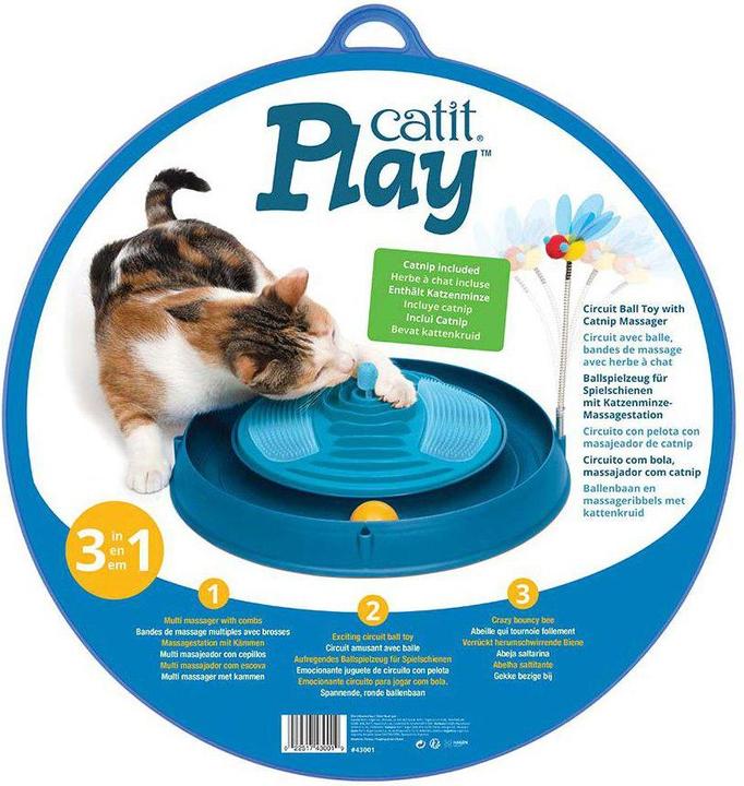 Produktbild Catit Play Ball Circuit mit Massage Pad (Intelligenzspielzeug Katze)