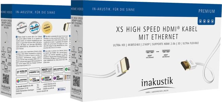 Image du produit Inakustik HDMI (Typ A) — HDMI (Typ A) (1.50 m, HDMI)