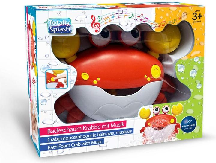 Actual product image Totally Splash Badeschaum Krabbe mit Musik