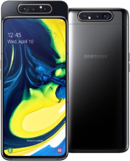 Produktbild Samsung Galaxy A80 (128 GB, Phantom Black, 6.70", Dual SIM, 4G)