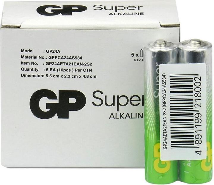 Productafbeelding GP Batteries LR03 10PAK GP Super Alkaline (G-TECH) (10 Pcs.)