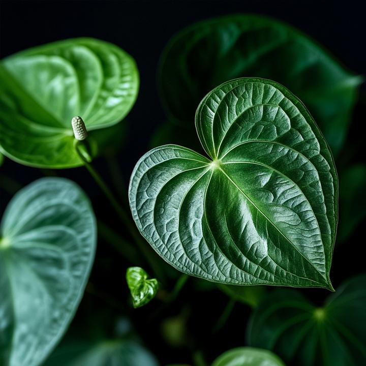 Actual product image Plant in a Box Anthurium 'Royal Champion' - Flamingoblume (35 cm)