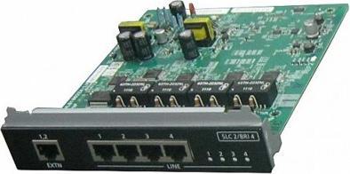 Produktbild Panasonic KX-NS0280X 4 Port BRI Karte (4 SO/8 ISDN Kanäle mit 2 analogen Nebenstellen) max. 1/System