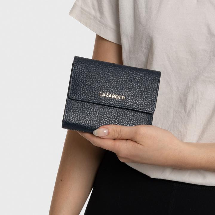 Actual product image Lazarotti Bologna Leather wallet leather 12 cm