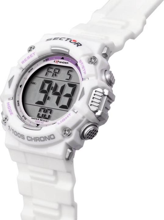 Produktbild Sector R3251544004 EX-32 Herren Digitaluhr 40mm 10ATM (Digitaluhr, 40 mm)