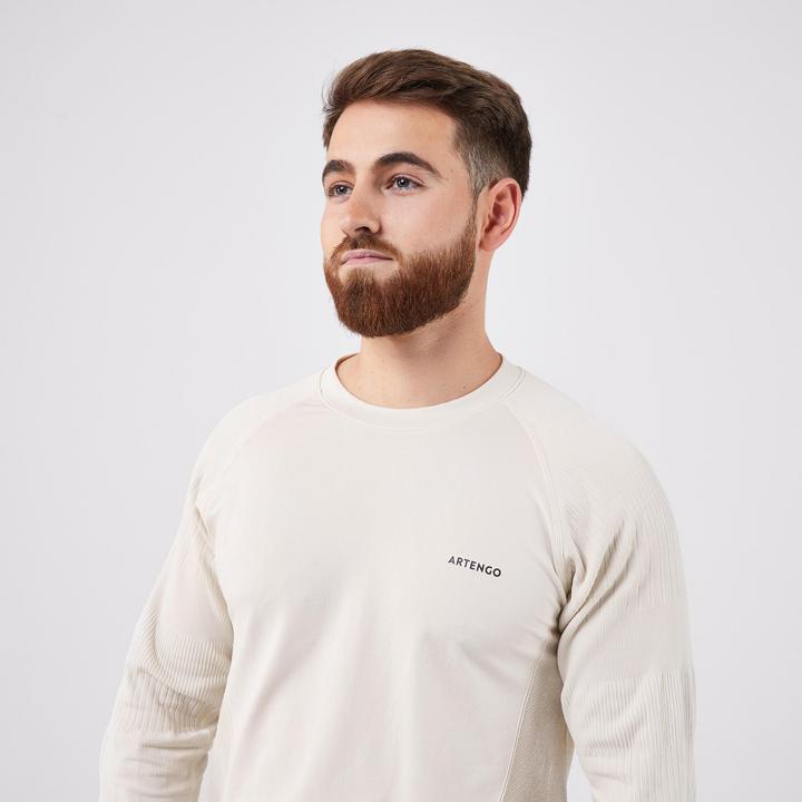 Immagine prodotto Artengo Camicia da uomo a maniche lunghe tennis - beige (XXL)