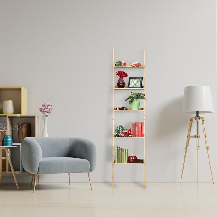 Produktbild Relaxdays Leiterregal (45 x 40 x 190 cm)