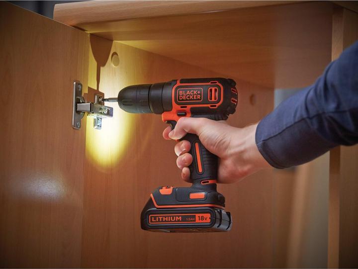 Image du produit Black & Decker & Decker BDCD18K-QW Perceuse 650 RPM (Fonctionnement sur batterie)