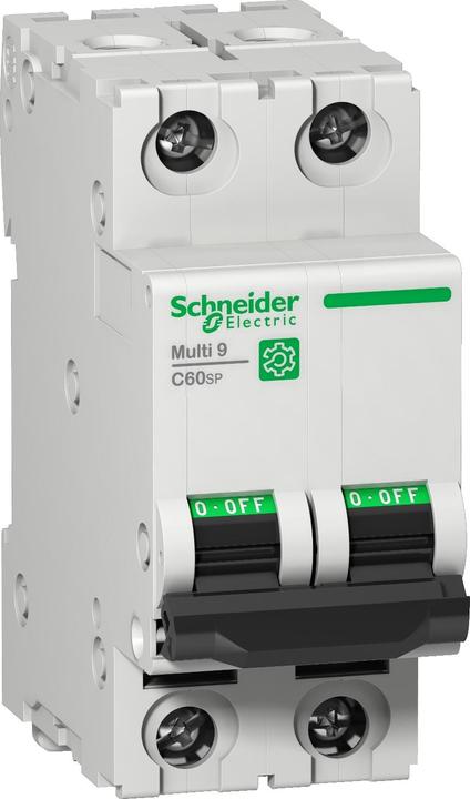 Immagine prodotto Schneider Electric SE M9F22210 Interruttore automatico Multi 9 OEM C60SP a 2 poli 10A C-Char. 10kA 480Y/277V UL1