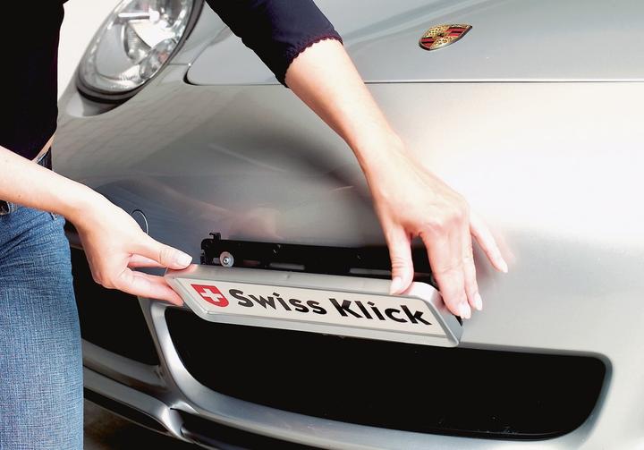 Actual product image Swissklick Number frame (Front + rear, Long format)
