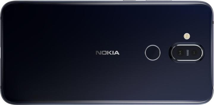 Actual product image Nokia 8.1 (64 GB, Blue, 6.18", Hybrid Dual SIM, 13 Mpx, 4G)
