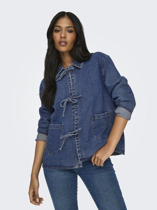 Immagine prodotto Only Giacca di jeans con collo a mosca Giacca di jeans (L)