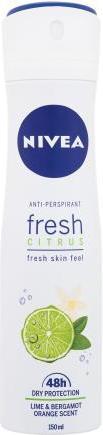 NIVEA Fresh Citrus 48h Antiperspirant - Antiperspirant - 150ml (Spray, 150 ml)