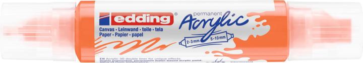 Actual product image Edding Acrylic Marker 5400 Double Liner (Neon orange, 10 mm, 1 x)
