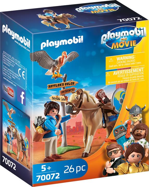 Image du produit Playmobil Le film Marla avec un cheval (70072, Playmobil The Movie)