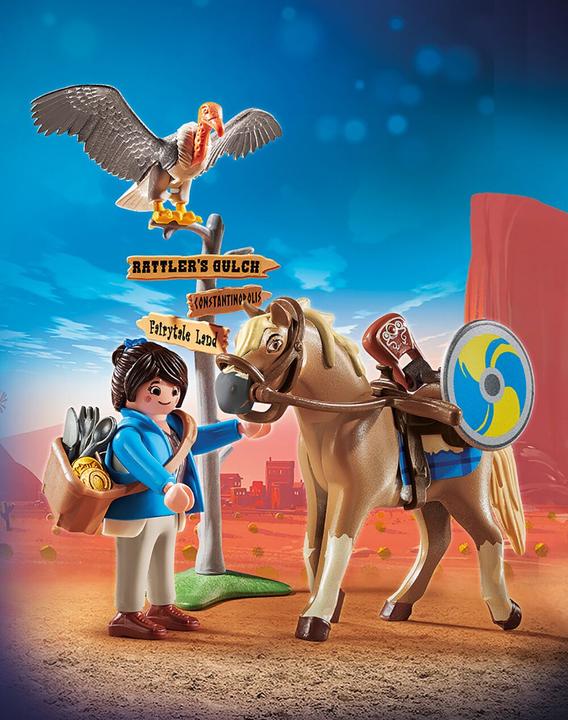Image du produit Playmobil Le film Marla avec un cheval (70072, Playmobil The Movie)