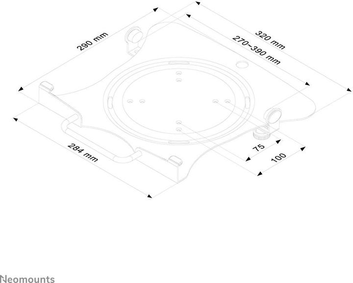 Immagine prodotto Neomounts Notebook-V100 (Tavolo, 18")