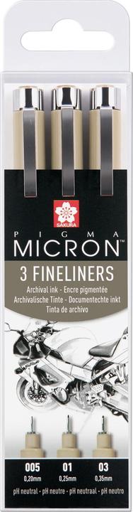 Produktbild Sakura Pigma Micron (Schwarz, 3 x)