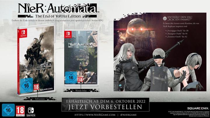 Actual product image Square Enix NieR:Automata The End of YoRHa Edition (Switch, DE)