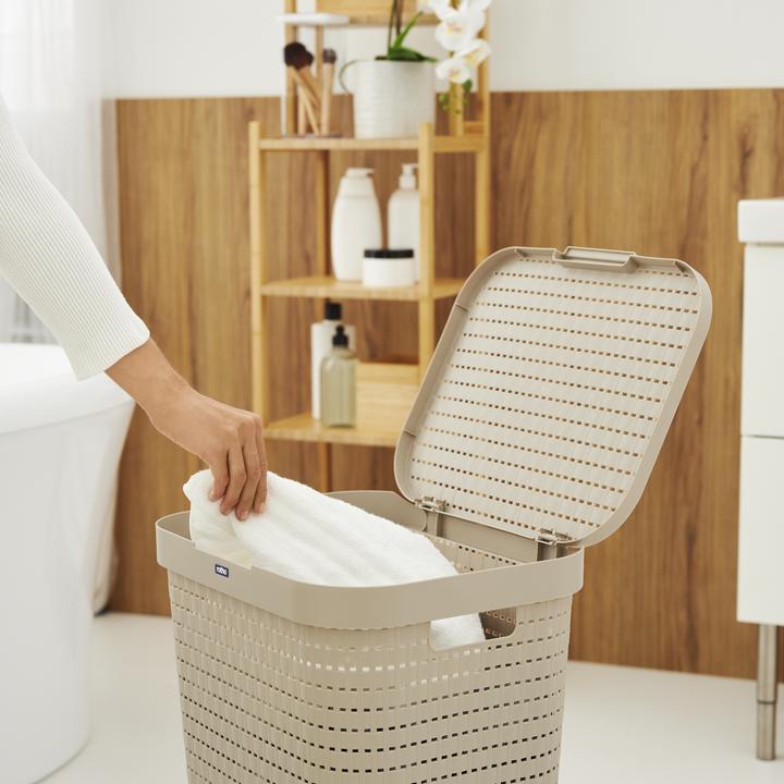 Produktbild Rotho 3er Set Wäschesammler 55 l COUNTRY (55 l)