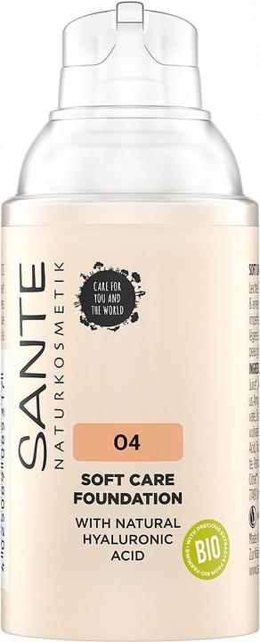 Produktbild Sante Soft Care Foundation with natural Hyaluronic Acid 04 Warm Honey (04 Warm Honey)