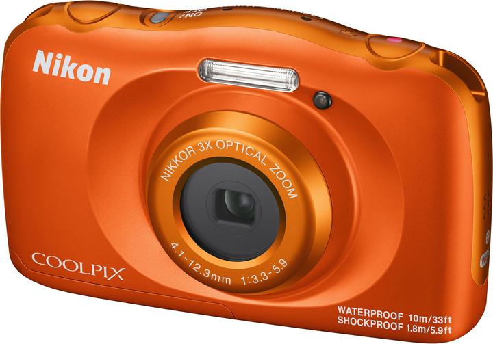 Actual product image Nikon Coolpix W150 Orange (30 - 90 mm, 13.20 Mpx, 1/3.1")