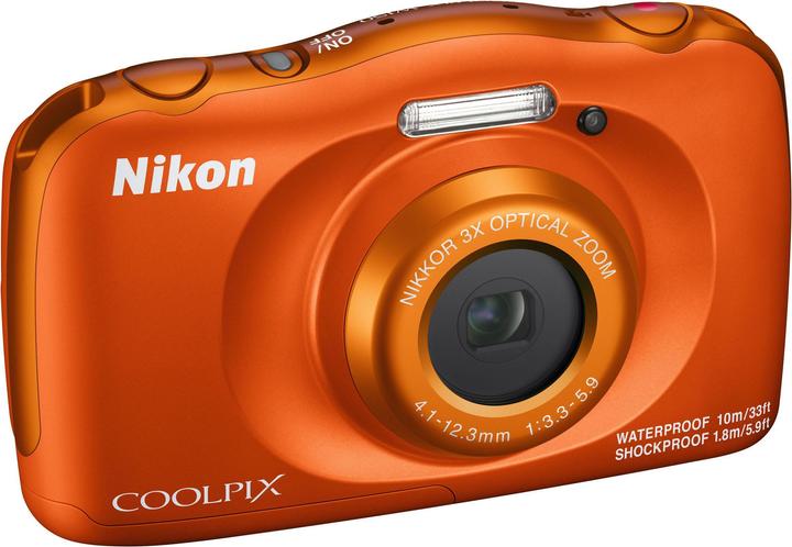 Actual product image Nikon Coolpix W150 Orange (30 - 90 mm, 13.20 Mpx, 1/3.1")