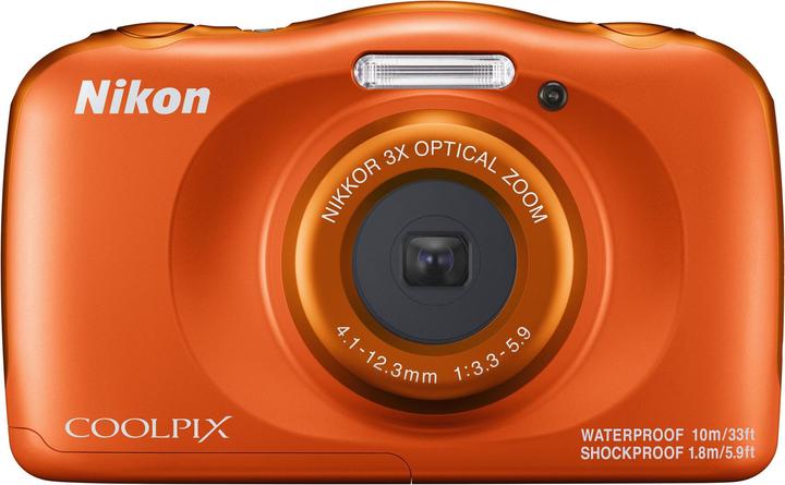 Nikon Coolpix W150 Orange (30 - 90 mm, 13.20 Mpx, 1/3.1")