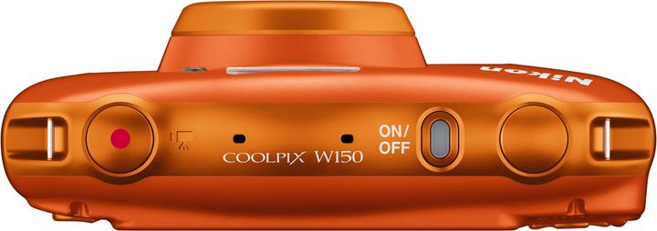 Actual product image Nikon Coolpix W150 Orange (30 - 90 mm, 13.20 Mpx, 1/3.1")
