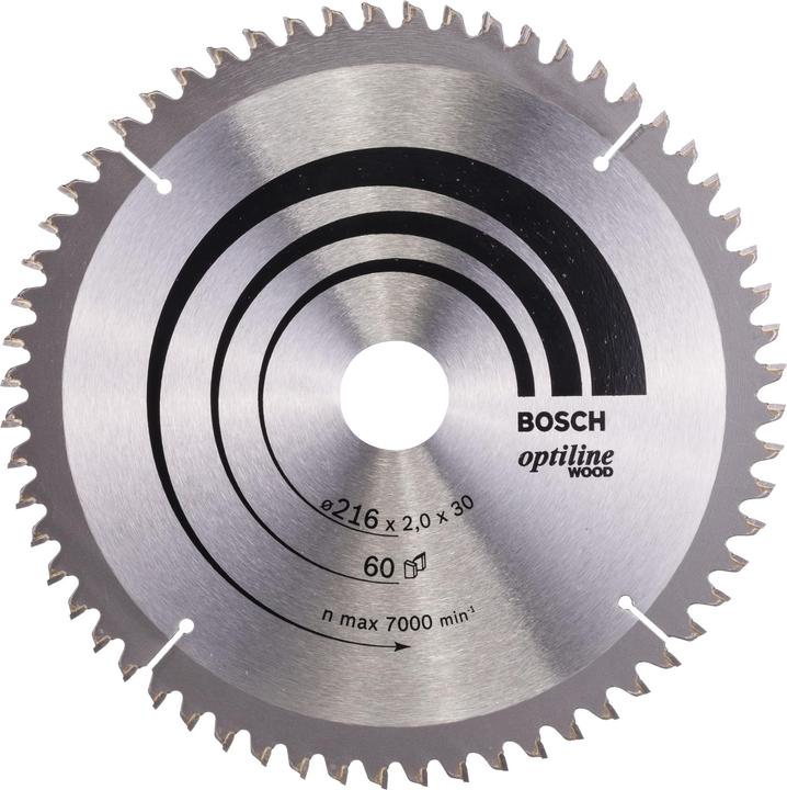 Bosch Professional Zubehör PRO Wood Kreissägeblatt, 216 x 2 x 30 mm