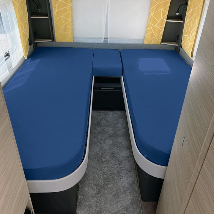 Produktbild Erwin Müller Spannbettlaken Set für Wohnmobil/Wohnwagen Heckbett (70 x 190 cm)