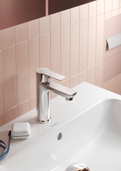 Actual product image Duravit D-Code washbasin, with tap hole, with overflow, 600x460x165mm, white high gloss (460 mm, 600 mm)