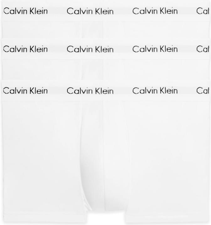 Produktbild Calvin Klein Low Rise Trunk "Cotton Stretch" weiss (M, 3er Pack)