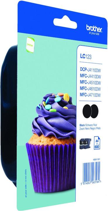 Produktbild Brother LC-123 BK Doppelpack (BK)
