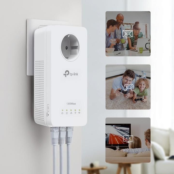 Produktbild TP-Link Powerline TL-WPA1300P KitDE (1300 Mbit/s)