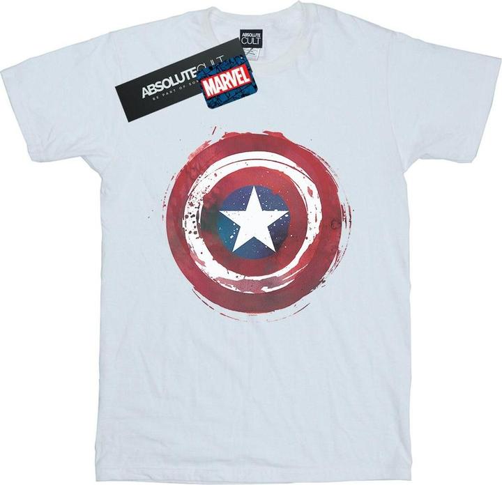 Produktbild Captain America Splatter Shield TShirt (L)