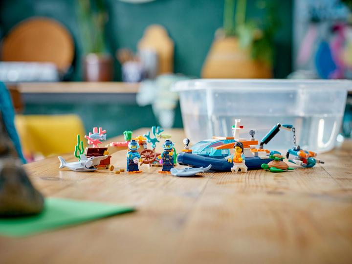 Produktbild LEGO Meeresforscher-Boot (60377, LEGO City)