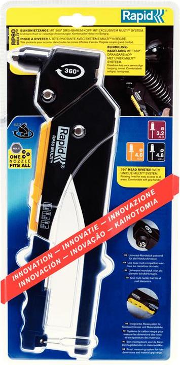 Image du produit Rapid RP60 Multi Pince à riveter à tête pivotante (30 mm)