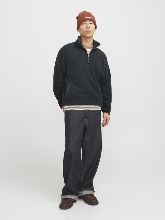 Actual product image Jack & Jones Single-coloured fleece sweatshirt Fleece sweatshirt (S)