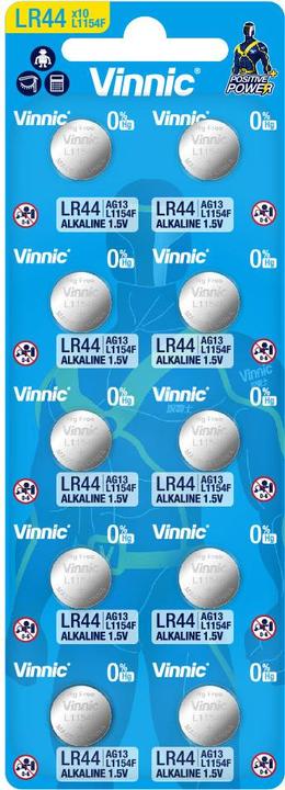 Produktbild Vinnic Positive Power (10 Stk., LR44, 175 mAh)