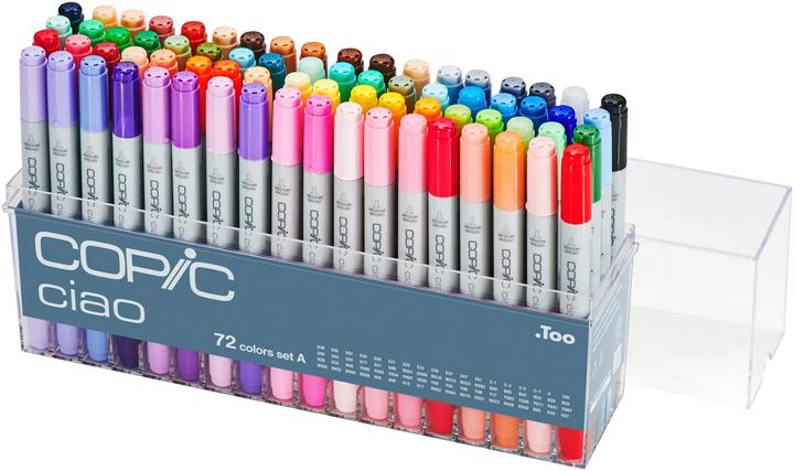 Produktbild Copic Ciao Set A (Mehrfarbig, 0.30 mm, 72 x)