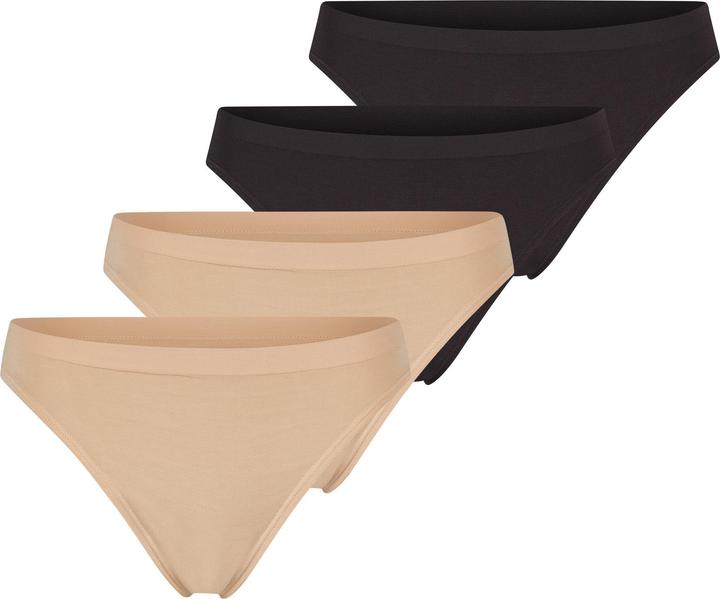 Schwarz / Beige