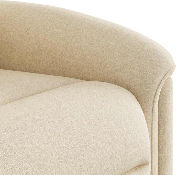 Immagine prodotto VidaXL Poltrona massaggiante con ausilio stand-up in tessuto crema