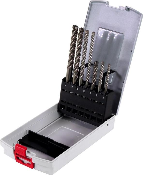 Produktbild Bosch Professional Zubehör Bohrersatz SDS Plus 7X (5.0 mm, 6.0 mm, Ø 8.0 mm, 12.0 mm, 10.0 mm)