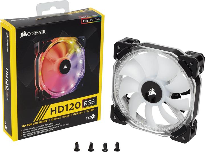 Produktbild Corsair Hd120 RGB (120 mm, 1 x)