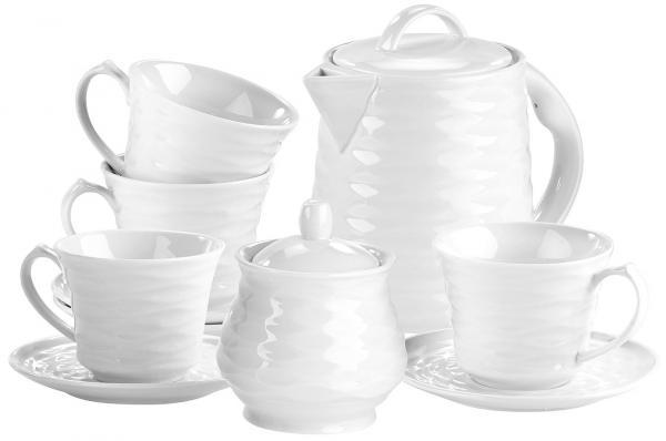 Produktbild Rosenstein & Söhne Porzellan-Kaffee- & Tee-Service, 10-tlg. (10 Stück)
