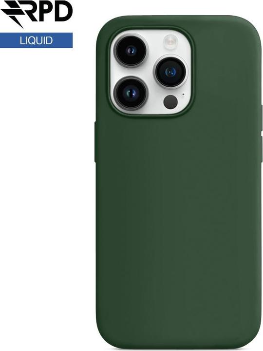 Actual product image RPD iPhone 13 - Silicone Case Clover Green (dunkelgrün), Liquid (Magsafe-Version) (Apple iPhone 13)