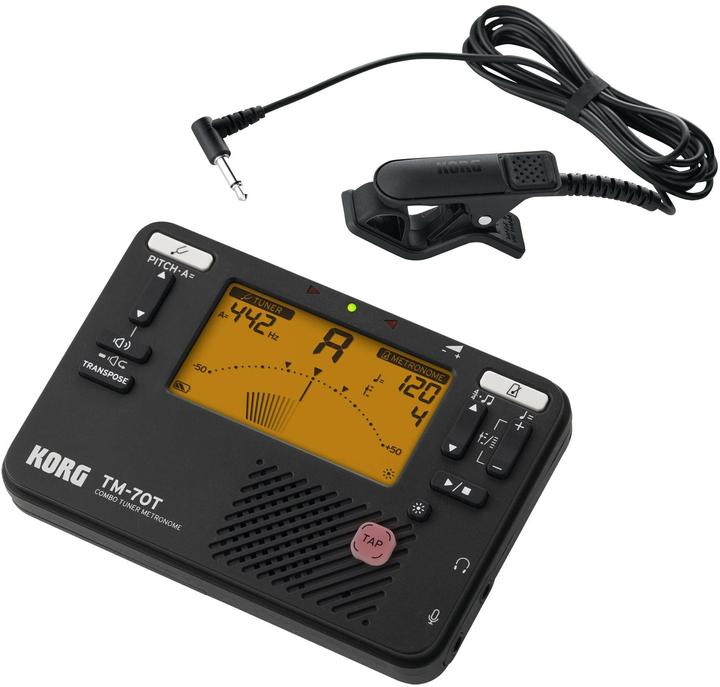 Korg Tuner TM-70 Set Black, Features
