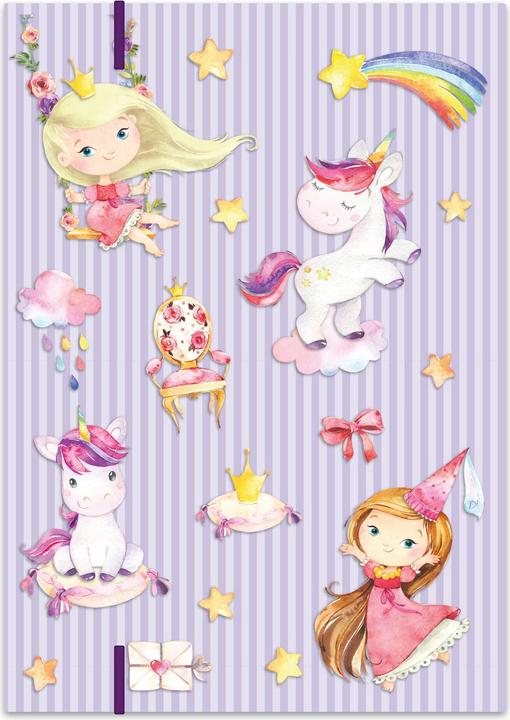 Produktbild Papierdrachen Schulmappe 2er Set DIN A4 - Einhorn (VE 4) (A4, 2 x)