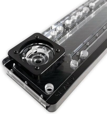 Actual product image Stealkey Customs SK-UNI 360D Distroplate D-RGB Black Edition